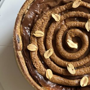 Flan marbré-cacahuète